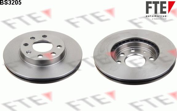 FTE BS3205 - Brake Disc autospares.lv