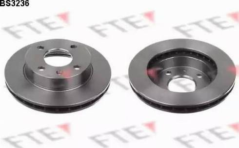 FTE BS3236 - Brake Disc autospares.lv