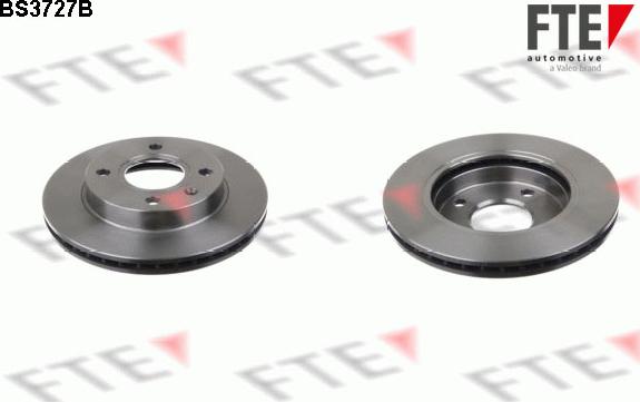 FTE BS3727B - Brake Disc autospares.lv