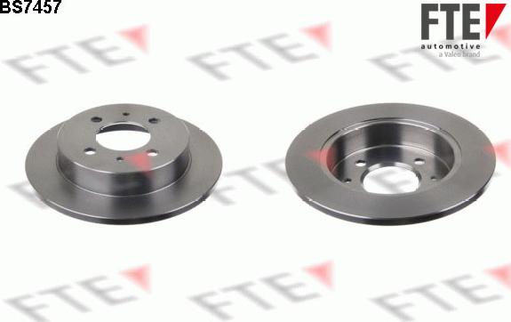 FTE BS7457 - Brake Disc autospares.lv