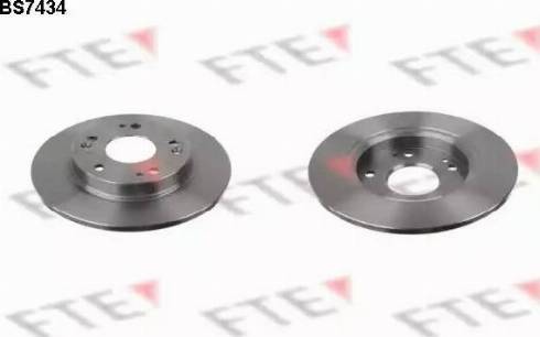 FTE BS7434 - Brake Disc autospares.lv