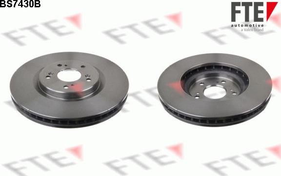 FTE BS7430B - Brake Disc autospares.lv