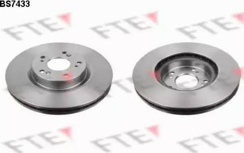 FTE BS7433 - Brake Disc autospares.lv