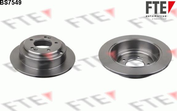 FTE BS7549 - Brake Disc autospares.lv