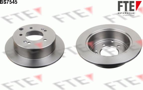 FTE BS7545 - Brake Disc autospares.lv