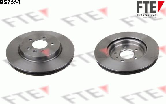 FTE BS7554 - Brake Disc autospares.lv