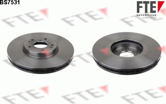 FTE BS7531 - Brake Disc autospares.lv