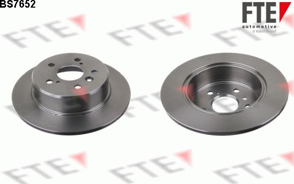 FTE BS7652 - Brake Disc autospares.lv