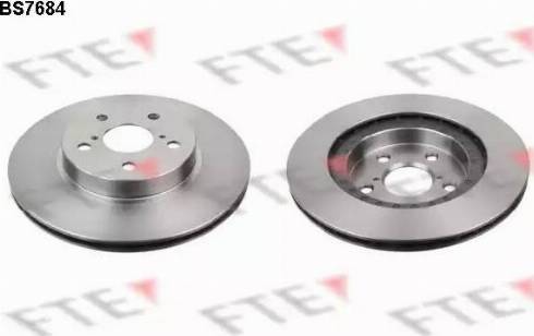 FTE BS7684 - Brake Disc autospares.lv