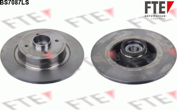 FTE BS7087LS - Brake Disc autospares.lv