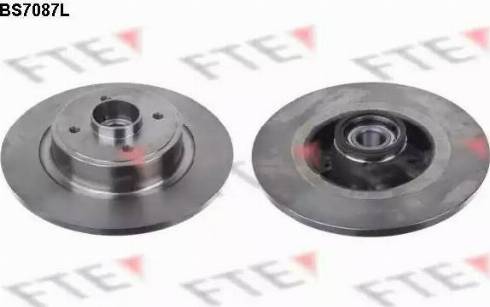 FTE BS7087L - Brake Disc autospares.lv