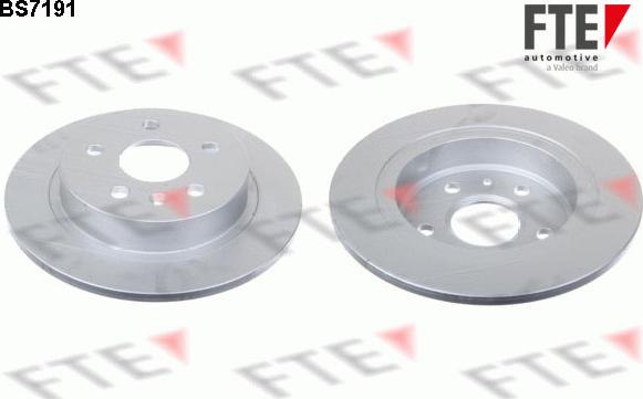 FTE BS7191 - Brake Disc autospares.lv