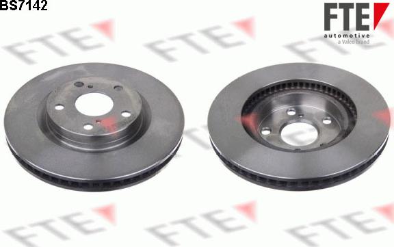 FTE BS7142 - Brake Disc autospares.lv