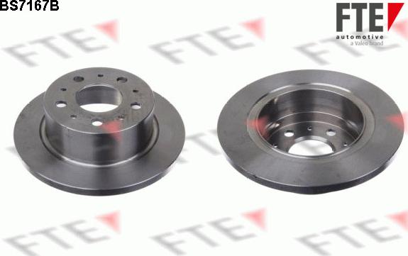 FTE BS7167B - Brake Disc autospares.lv