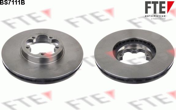 FTE BS7111B - Brake Disc autospares.lv