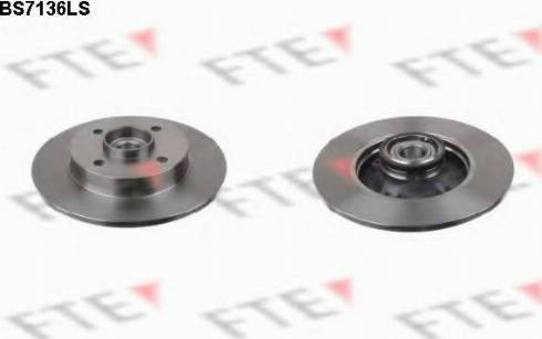 FTE BS7136LS - Brake Disc autospares.lv