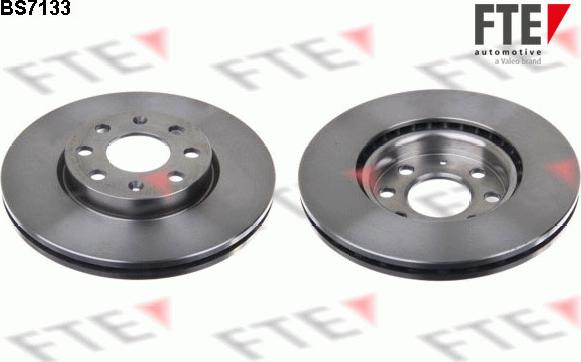 FTE BS7133 - Brake Disc autospares.lv