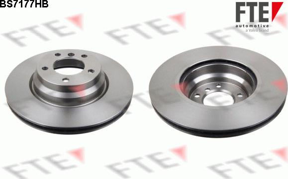 FTE BS7177HB - Brake Disc autospares.lv