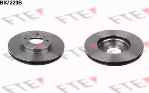 FTE BS7320B - Brake Disc autospares.lv