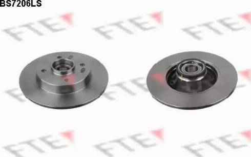 FTE BS7206LS - Brake Disc autospares.lv