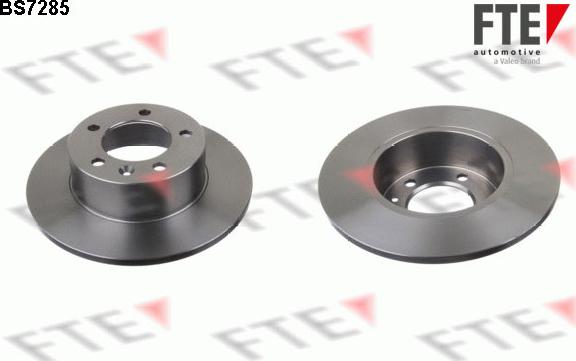 FTE BS7285 - Brake Disc autospares.lv