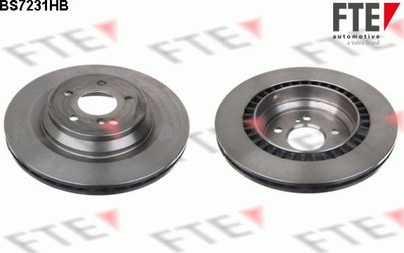 FTE BS7231HB - Brake Disc autospares.lv