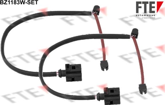 FTE BZ1183W-SET - Warning Contact, brake pad wear autospares.lv