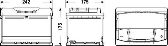 Fulmen FA612 - Starter Battery autospares.lv