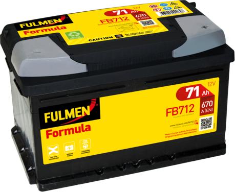 Fulmen FB712 - Starter Battery autospares.lv