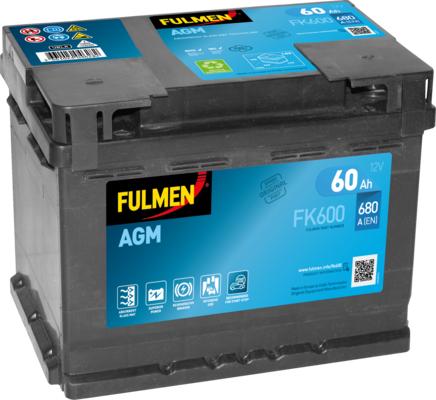 Fulmen FK600 - Starter Battery autospares.lv