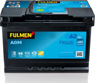 Fulmen FK620 - Starter Battery autospares.lv