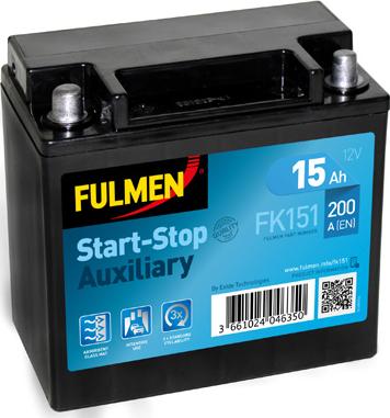 Fulmen FK151 - Starter Battery autospares.lv