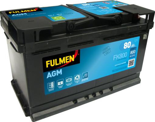 Fulmen FK800 - Starter Battery autospares.lv