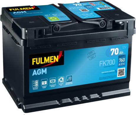 Fulmen FK700 - Starter Battery autospares.lv