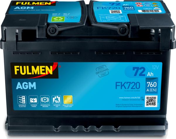 Fulmen FK720 - Starter Battery autospares.lv