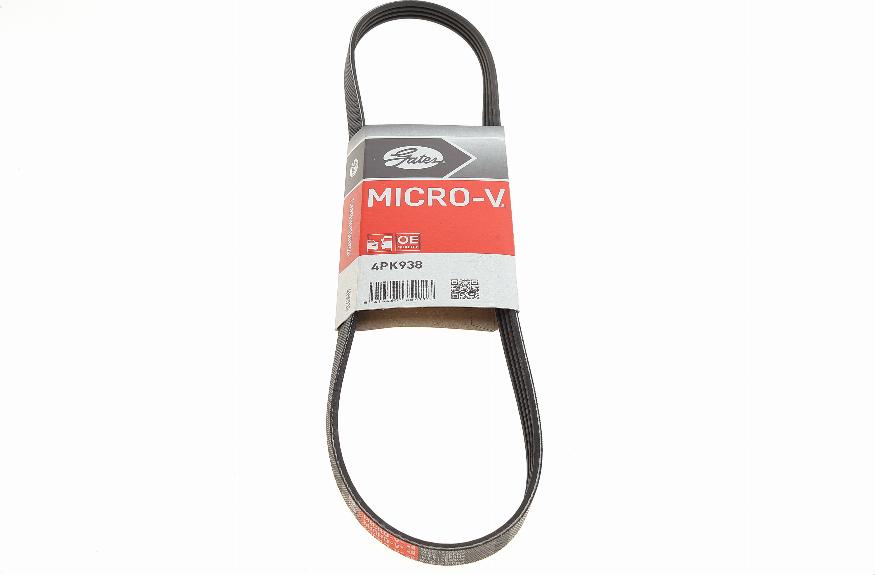 Gates 4PK938 - V-Ribbed Belt autospares.lv