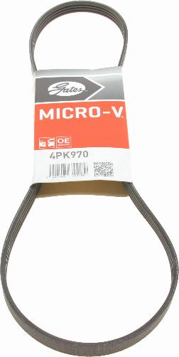 Gates 4PK970 - V-Ribbed Belt autospares.lv