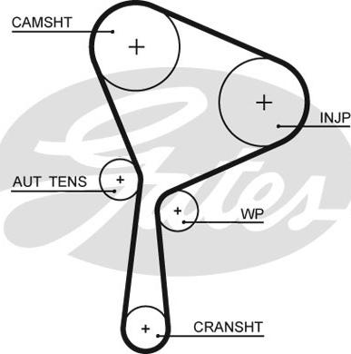 Gates K015654XS - Timing Belt Set autospares.lv