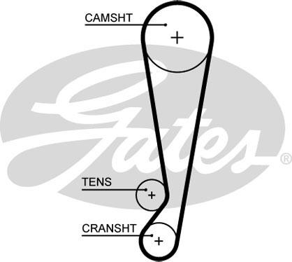 Gates 5664XS - Timing Belt autospares.lv