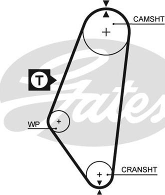 Gates 5047 - Timing Belt autospares.lv