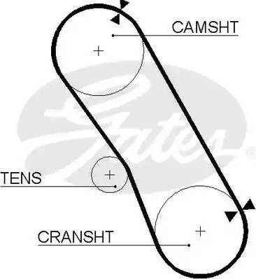 Gates 5061 - Timing Belt autospares.lv