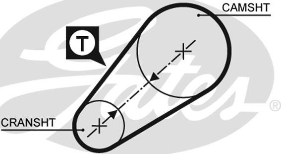 Gates 5014 - Timing Belt autospares.lv