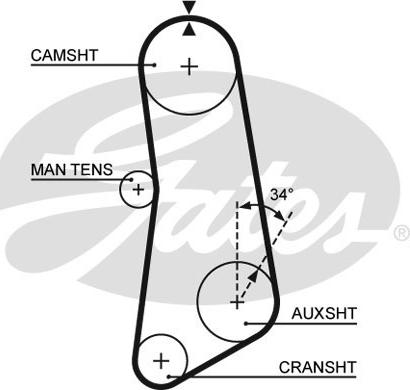 Gates 5089 - Timing Belt autospares.lv