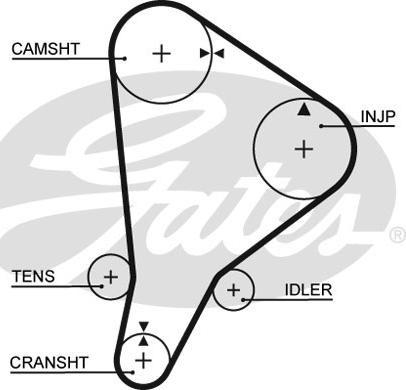 Gates 5118 - Timing Belt autospares.lv