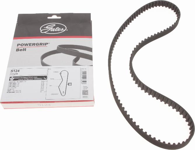 Gates 5124 - Timing Belt autospares.lv