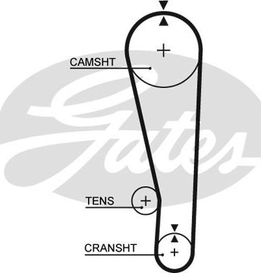 Gates 5268 - Timing Belt autospares.lv