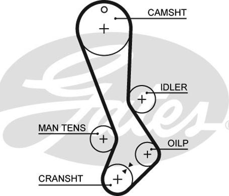 Gates 5282XS - Timing Belt autospares.lv