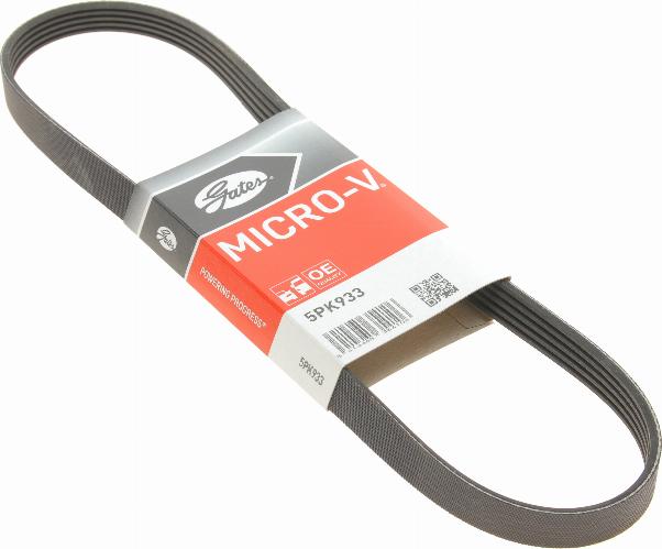 Gates 5PK933 - V-Ribbed Belt autospares.lv