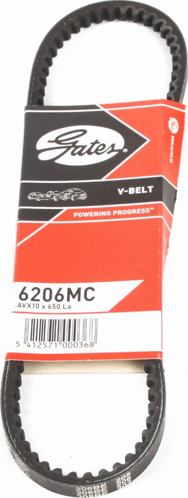 Gates 6206MC - V-Belt autospares.lv