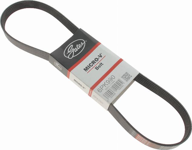 Gates 6PK990 - V-Ribbed Belt autospares.lv